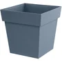 Eda Pot de fleurs Toscane - 50 cm, 87 L, intérieur/extérieur, résistant aux intempéries, traité anti-UV, bleu jean