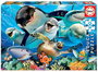 Educa - Puzzle 100 pièces - Selfie sous l'eau - Version espagnole/anglaise