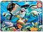 Educa - Puzzle 100 pièces - Selfie sous l'eau - Version espagnole/anglaise