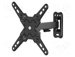 GOOBAY Support Mural TV FULLMOTION Noir Réglable