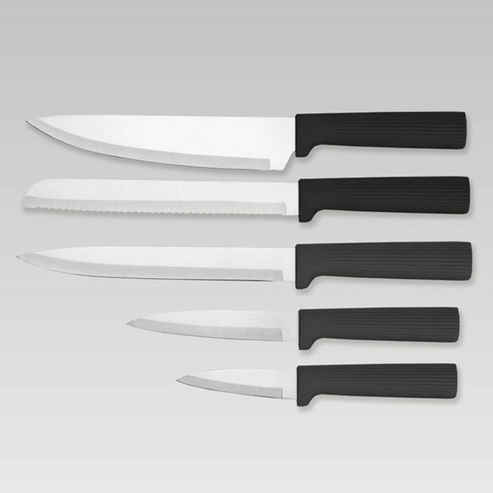 Ensemble de couteaux de cuisine et support Feel Maestro MR-1412-BLACK