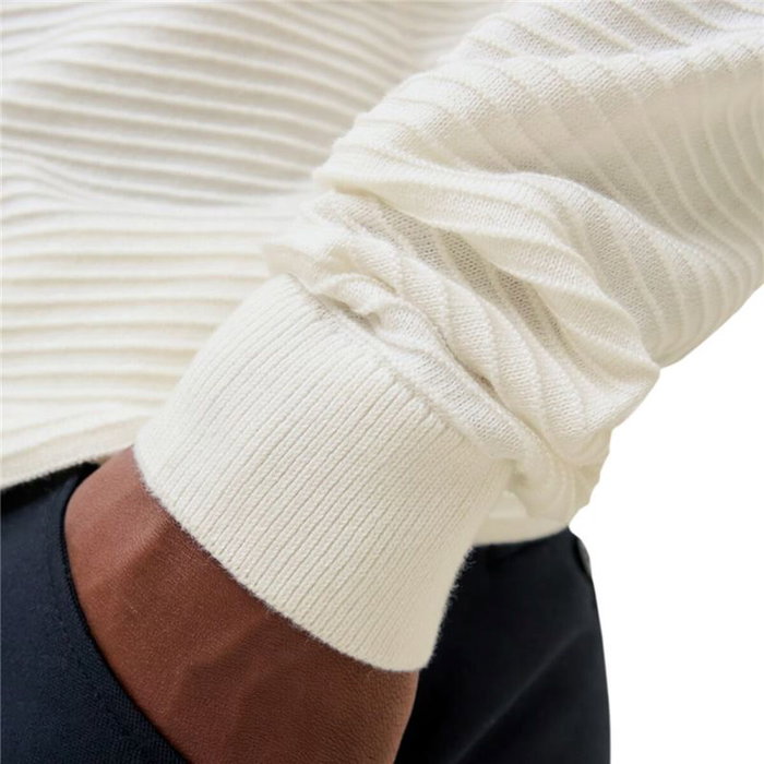 Sweat sans capuche homme Jack & Jones Jjotto Knit Crew Neck Blanc M