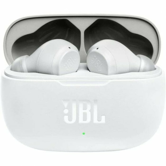 Casques Bluetooth avec Microphone JBL JBLW200TWSWHT Blanc Casques Bluetooth avec Microphone JBL JBLW200TWSWHT Blanc