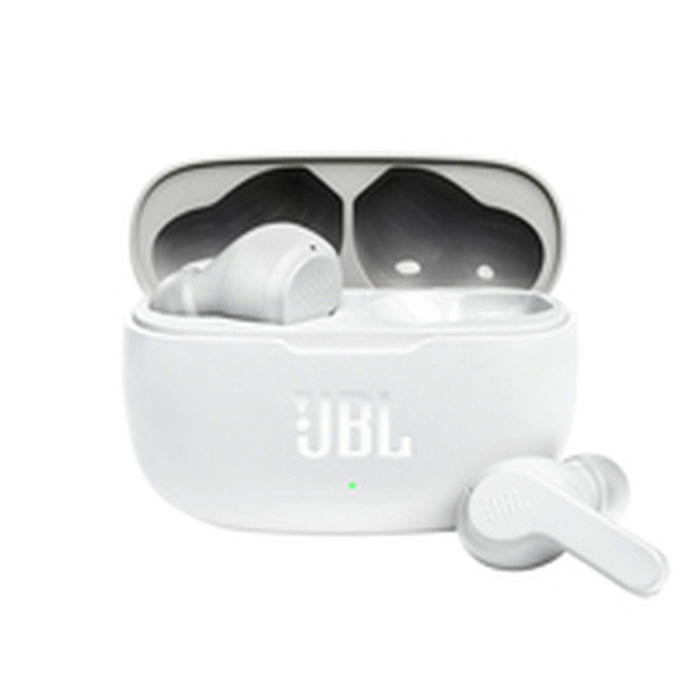 Casques Bluetooth avec Microphone JBL JBLW200TWSWHT Blanc Casques Bluetooth avec Microphone JBL JBLW200TWSWHT Blanc