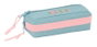Safta Portatodo Triple Petit avec élastique 22 cm - Organisateur triple compact 22 x 8.5 x 6 cm - Dès 3 ans