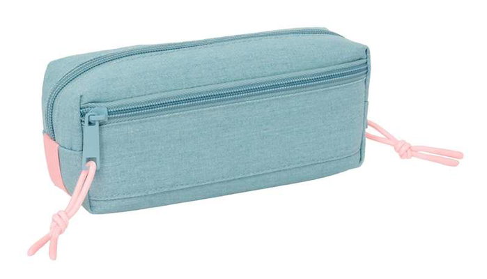 Safta Portatodo Triple Petit avec élastique 22 cm - Organisateur triple compact 22 x 8.5 x 6 cm - Dès 3 ans