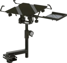 QUIKLOK Extension pour ordinateur ajustable Z pour support de clavier, noir, acier