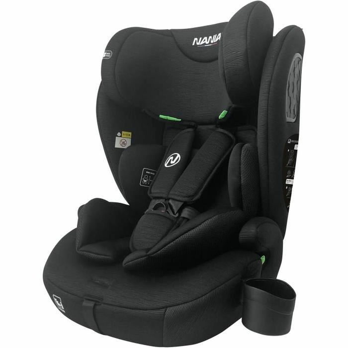 Nania Torino Siège auto évolutif, Groupe 1/2/3, Noir, 9-36 kg Nania Torino Siège auto évolutif, Groupe 1/2/3, Noir, 9-36 kg