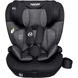 Nania Torino Siège Auto Enfant Évolutif Groupe 1/2/3, i-Size (R129), 9-36 kg, 76-150 cm, 5 Points, Réducteur, Systèmes SPS et Head-Protect, Noir