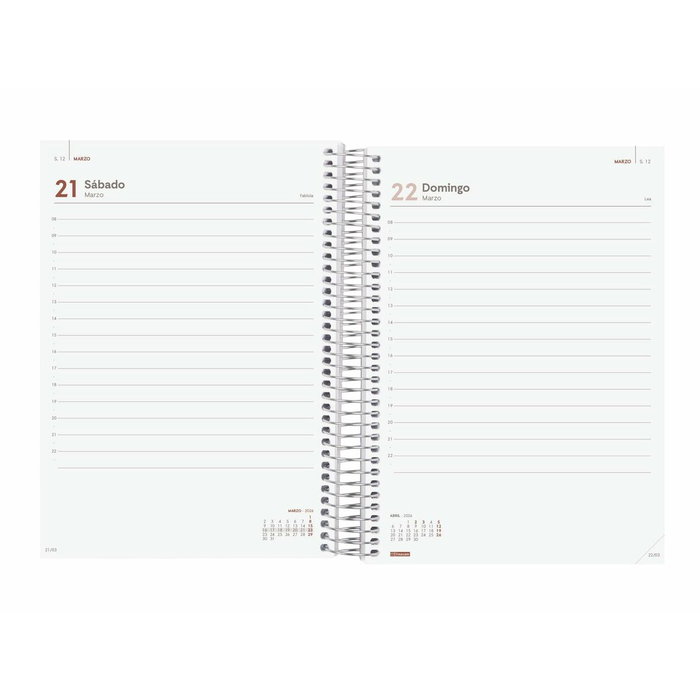 Agenda Finocam YEAR Rouge A5 15,5 x 21,2 cm 2026