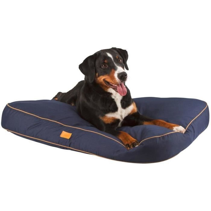 Kerbl Coussin Jerome Bleu foncé et cognac Kerbl Coussin Jerome Bleu foncé et cognac