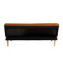 Canapé Convertible Orange 175 x 84 x 73 cm