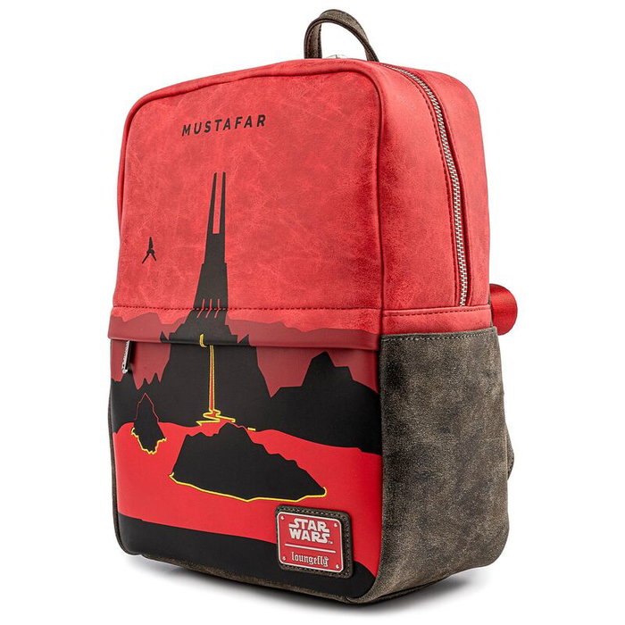 LOUNGEFLY Sac à dos Mustafar Star Wars 23.7x30.6x12.5cm
