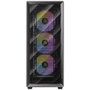 Antec AX85 Boîtier PC Gaming ATX Moyen Tour avec Fenêtre en Verre Trempé et 4 Ventilateurs ARGB Noir