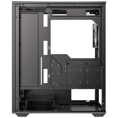 Antec AX85 Boîtier PC Gaming ATX Moyen Tour avec Fenêtre en Verre Trempé et 4 Ventilateurs ARGB Noir