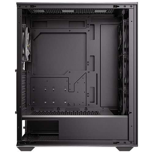 Antec AX85 Boîtier PC Gaming ATX Moyen Tour avec Fenêtre en Verre Trempé et 4 Ventilateurs ARGB Noir