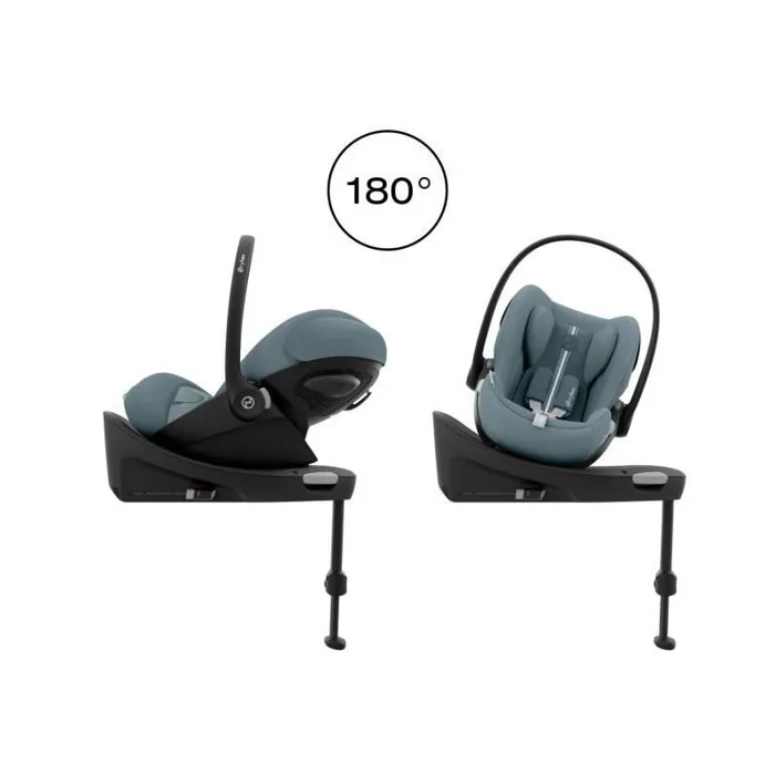 Cybex Cloud G i-Size - Siège auto bébé groupe 0+ (Naissance-24 mois) 40-87 cm / 13 kg - Modulable - Bleu Stormy Blue Light