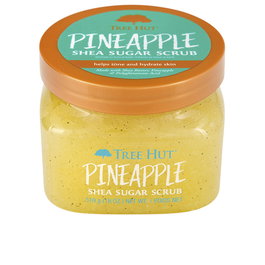 Tree Hut Gommage Exfoliant Corporel au Sucre d'Ananas 510 g - Exfolie et Hydrate la Peau - Formule Sans Parabènes - Pour Tous Types de Peau - Vegan
