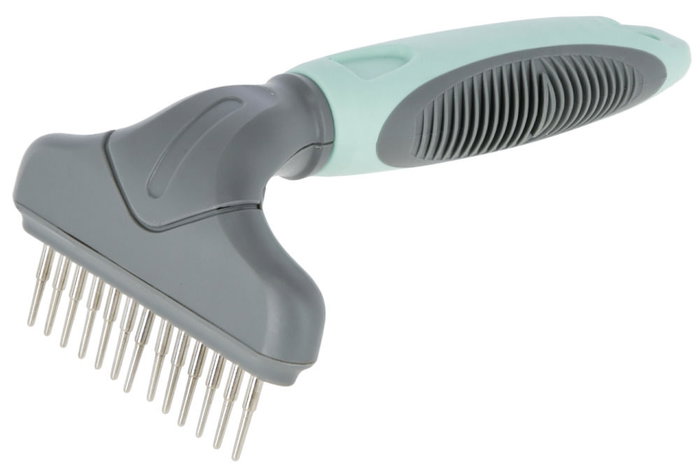 Kerbl Peigne Rastrille Gris/Turquoise 15x9cm Kerbl Peigne Rastrille Gris/Turquoise 15x9cm