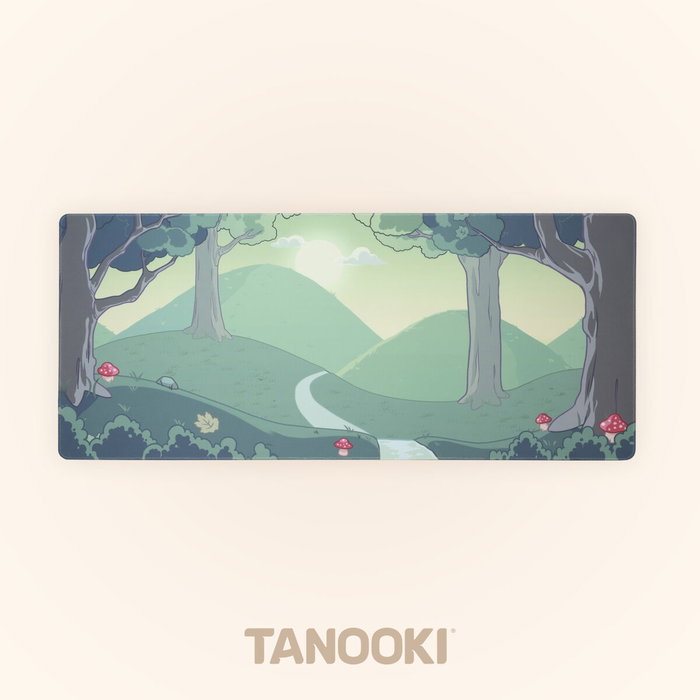 Tapis de Souris FR-TEC TANOOKI YUKI Vert Beige