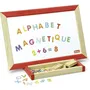 Fisher Price Tableau d'activités éducatif Jeujura avec valisette, ardoise 44 x 30 cm, 76 caractères aimantés, craies et brosse, pour enfants dès 3 ans