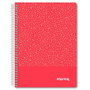 Cahier Imprex Rouge A5 80 Volets (4 Unités)