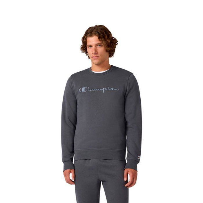 Sweat sans capuche homme Champion Icons Tonal Gris foncé