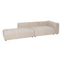 Canapé Beige Polyester Fer 150 x 100 x 66 cm