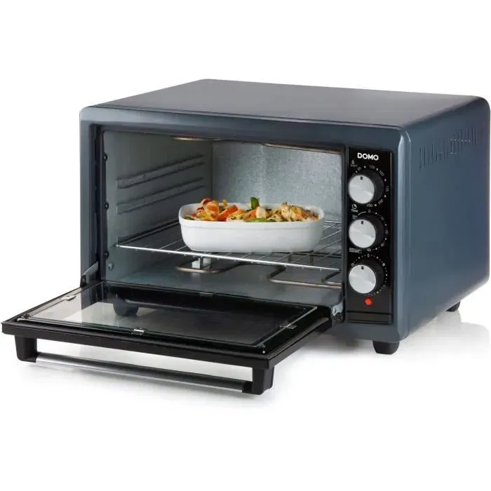 Domo Mini four à convection DO518GO - 38 litres, 1300 W, Noir, minuterie 90 min, température réglable 30-250°C