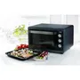 Domo Mini four à convection DO518GO - 38 litres, 1300 W, Noir, minuterie 90 min, température réglable 30-250°C