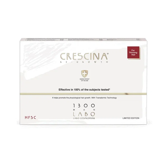 Labo Crescina Transdermic HFSC 1300 Sérum de traitement en ampoules pour hommes Labo Crescina Transdermic HFSC 1300 Sérum de traitement en ampoules pour hommes