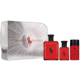 Ralph Lauren Polo Red Coffret Eau de Toilette Homme 3 Pièces