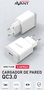 AVANT CONNECT Adaptateur secteur 18W 1xUSB QC3.0 charge rapide