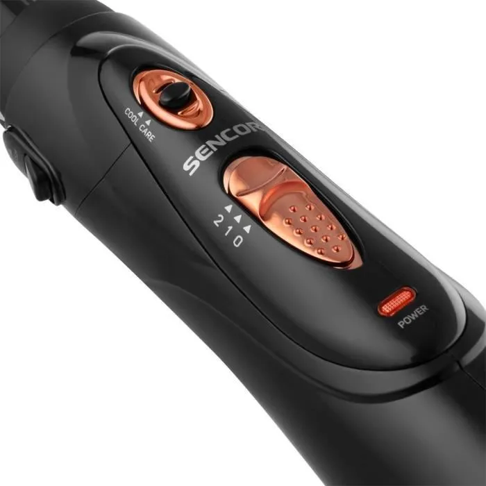 Sencor Fer à Friser SHS 8401BK - 1000 W, 2 Réglages Température, Fonction Ions, 5 Accessoires, Air Froid, Câble Pivotant 360° Sencor Fer à Friser SHS 8401BK - 1000 W, 2 Réglages Température, Fonction Ions, 5 Accessoires, Air Froid, Câble Pivotant 360°