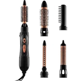 Sencor Fer à Friser SHS 8401BK - 1000 W, 2 Réglages Température, Fonction Ions, 5 Accessoires, Air Froid, Câble Pivotant 360°