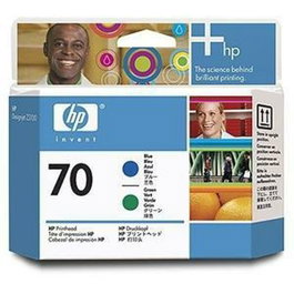 HP Tête d'impression 70 C9408A Bleu et Vert