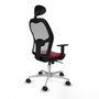 Piqueras y Crespo Chaise de Bureau 1D086N1 Bordeaux