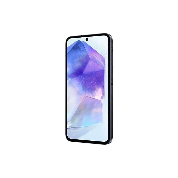 Samsung Galaxy A55 5G (SM-A556B/DS) Smartphone, 128 Go, 8 Go RAM, Double SIM, Écran 6.6" Super AMOLED 120Hz, Batterie 5000 mAh, Android 14, Version Entreprise, Noir Marine