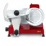 H.Koenig MSX224 Trancheuse à Viande Professionnelle - Lame 22 cm (220 mm) - Rouge - Puissance 240W, Moteur Asynchrone, Aiguiseur Intégré