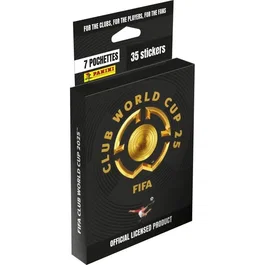 Panini CLUBS WORLD CUP 2025 - Blister de 7 pochettes avec 35 stickers pour l'album FIFA Club World Cup 2025, pour enfants dès 6 ans