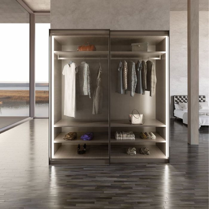 TERNO Kit Cadres Aluminium pour Portes Coulissantes, Noir Brossé, Blanc, Réf. 2700 X 1000 TERNO Kit Cadres Aluminium pour Portes Coulissantes, Noir Brossé, Blanc, Réf. 2700 X 1000