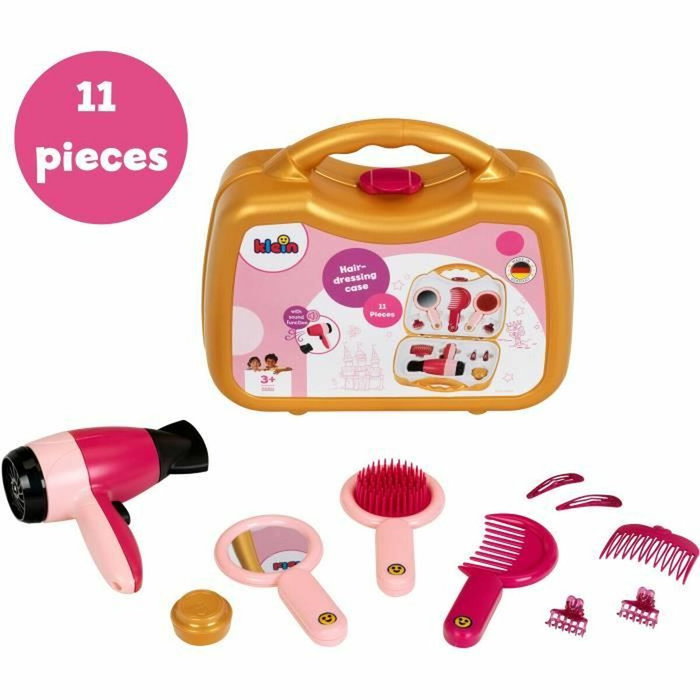 Klein Mallette de coiffure avec sèche-cheveux électronique - Rose et doré