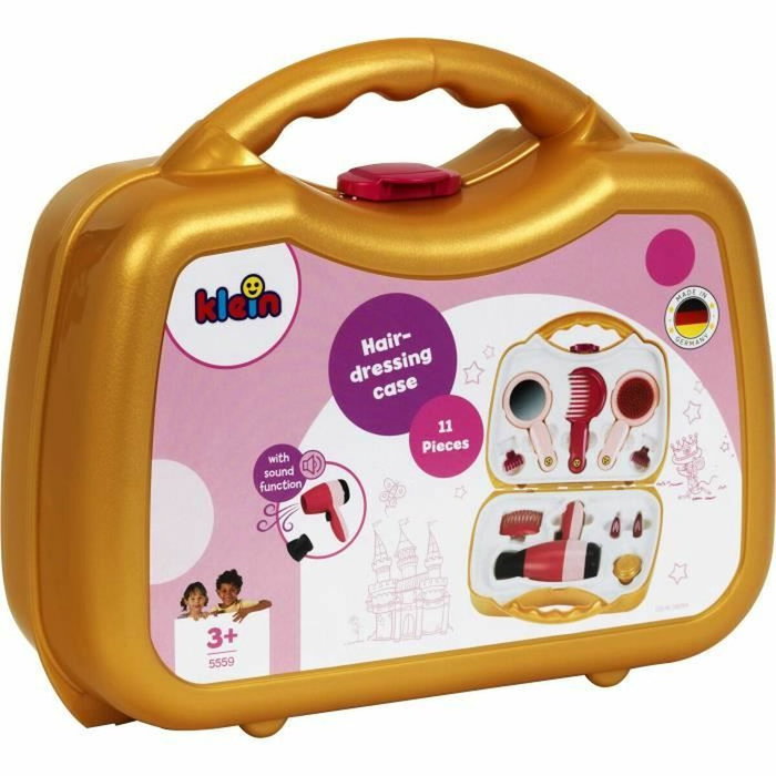 Klein Mallette de coiffure avec sèche-cheveux électronique - Rose et doré