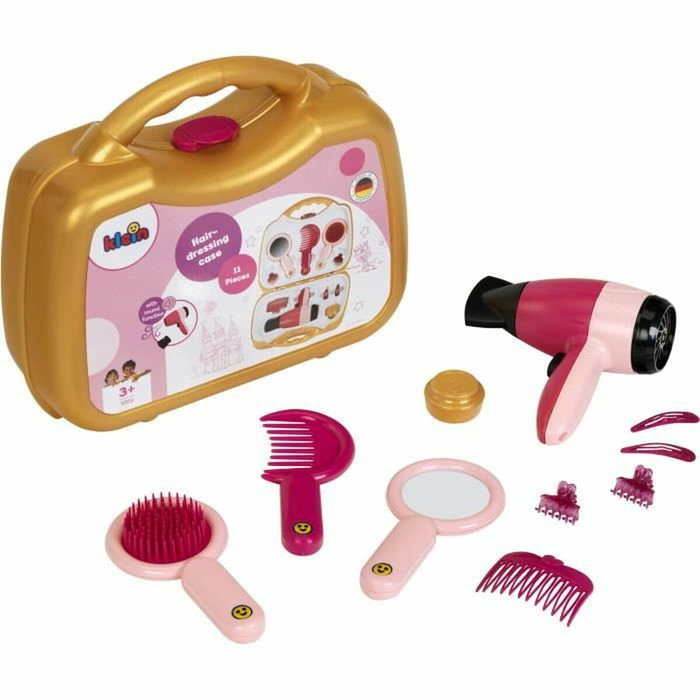 Klein Mallette de coiffure avec sèche-cheveux électronique - Rose et doré