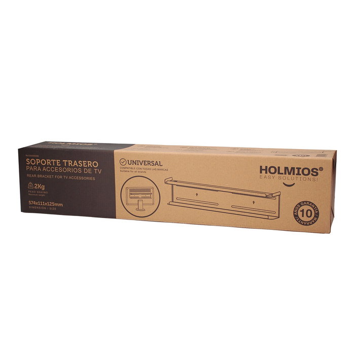 Holmios Support arrière pour accessoires de TV noir