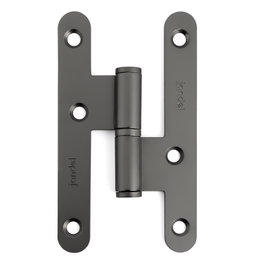 JANDEL Pernio sin remate en acier, finition anthracite, main droite