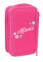 Safta Plumier triple Minnie Mouse 37 pièces - Dimensions 12,5x19,5x5,5 cm