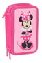 Safta Plumier triple Minnie Mouse 37 pièces - Dimensions 12,5x19,5x5,5 cm