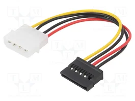 AKYGA Câble d'alimentation Molex mâle vers SATA femelle 0,15 m