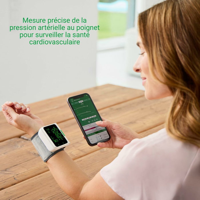 Medisana BW 360 Tensiomètre de poignet connecté Blanc